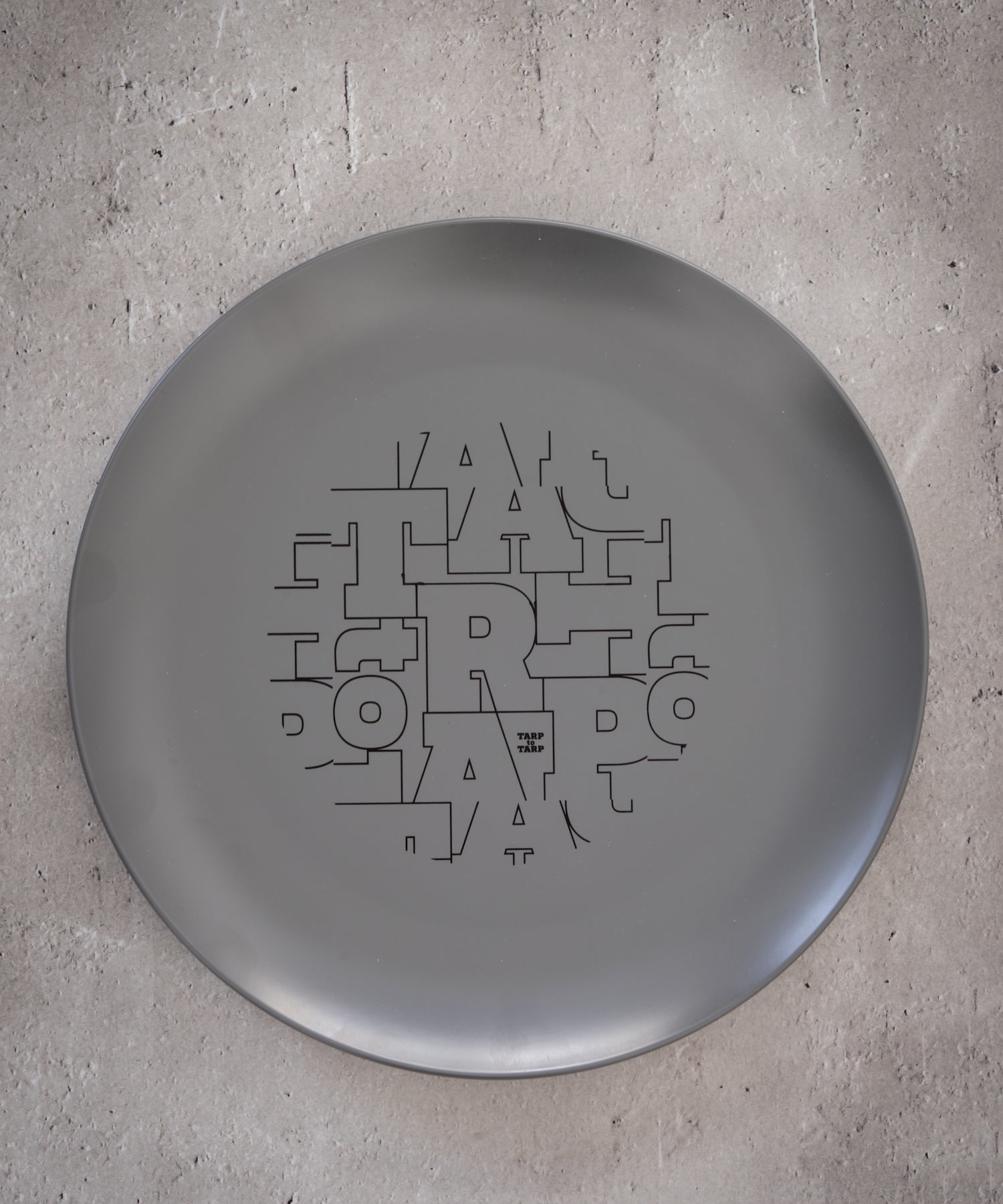 TARPtoTARP ORIGINAL _TARP PLATE large_GRAY