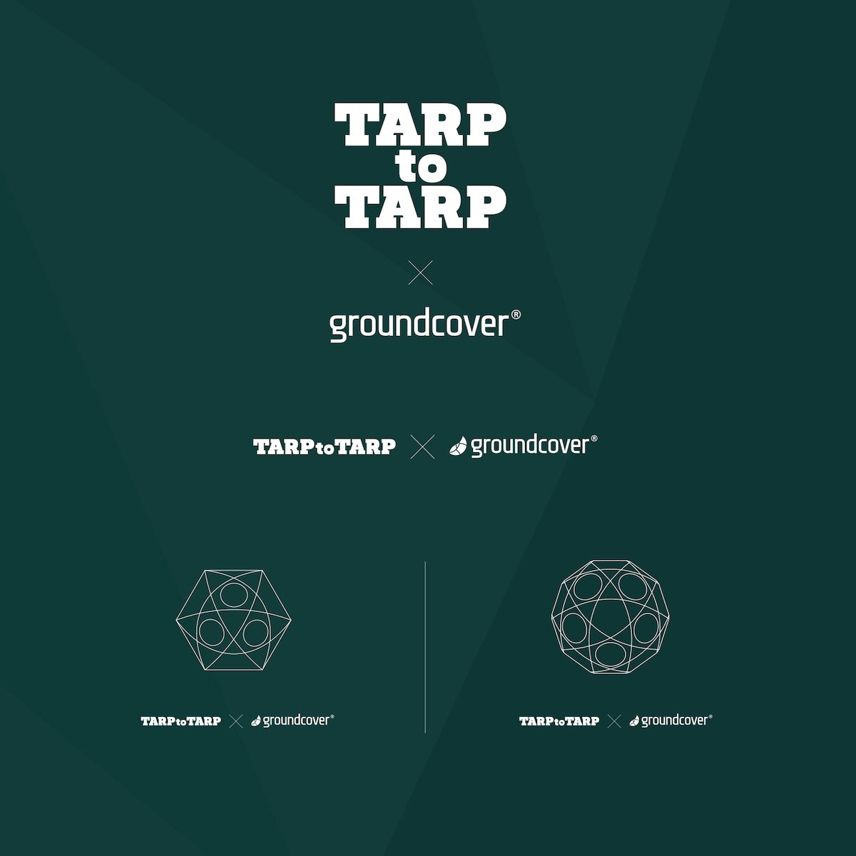 groundcover x TARPtoTARP_ACORN HOUSE 3.45 Exclusive ver. /  Forest Green