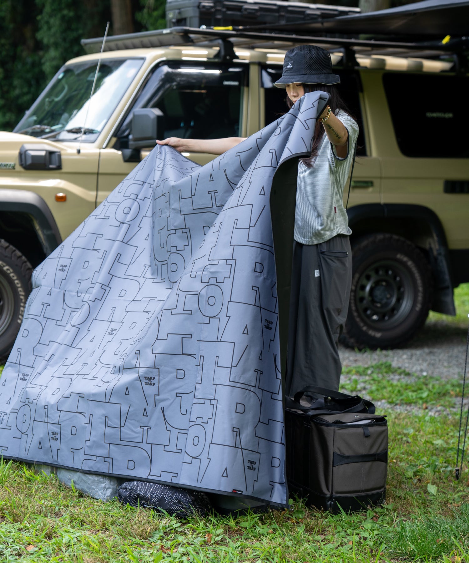 受注販売】Mac Outdoor Ground Sheet / TARPtoTARP Ver. GRAY