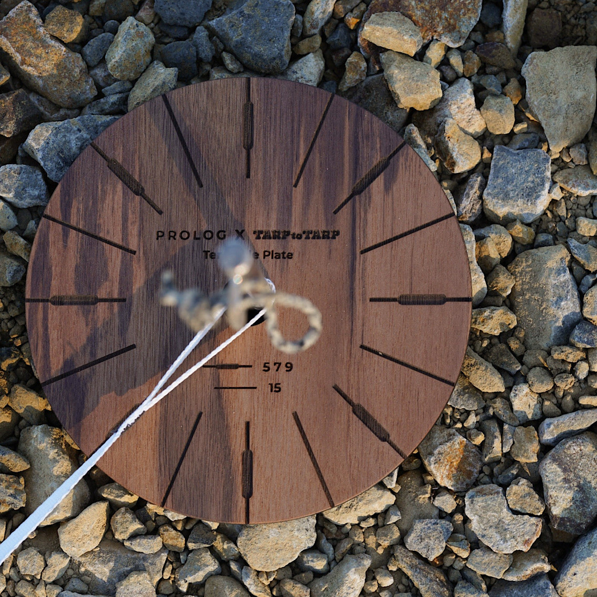Prolog × TARPtoTARP Tent pole plate - LOG