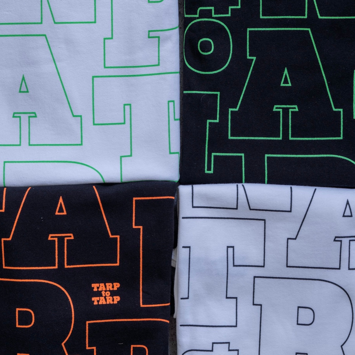 TECH COUNTRY × TARPtoTARP  バックプリントTシャツ