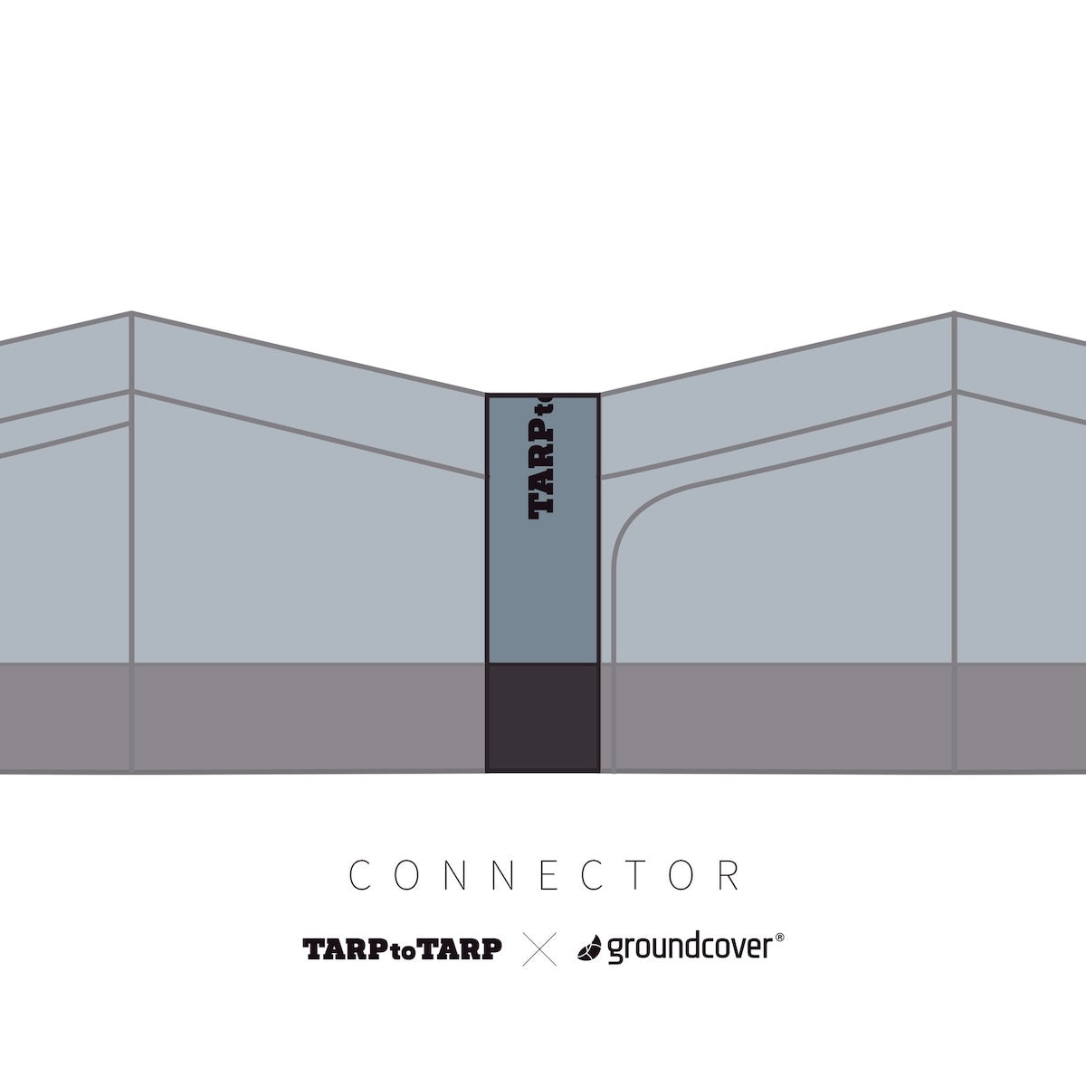 groundcover x TARPtoTARP_MOLE.T 専用 TPU / CONNECTOR Exclusive ver.