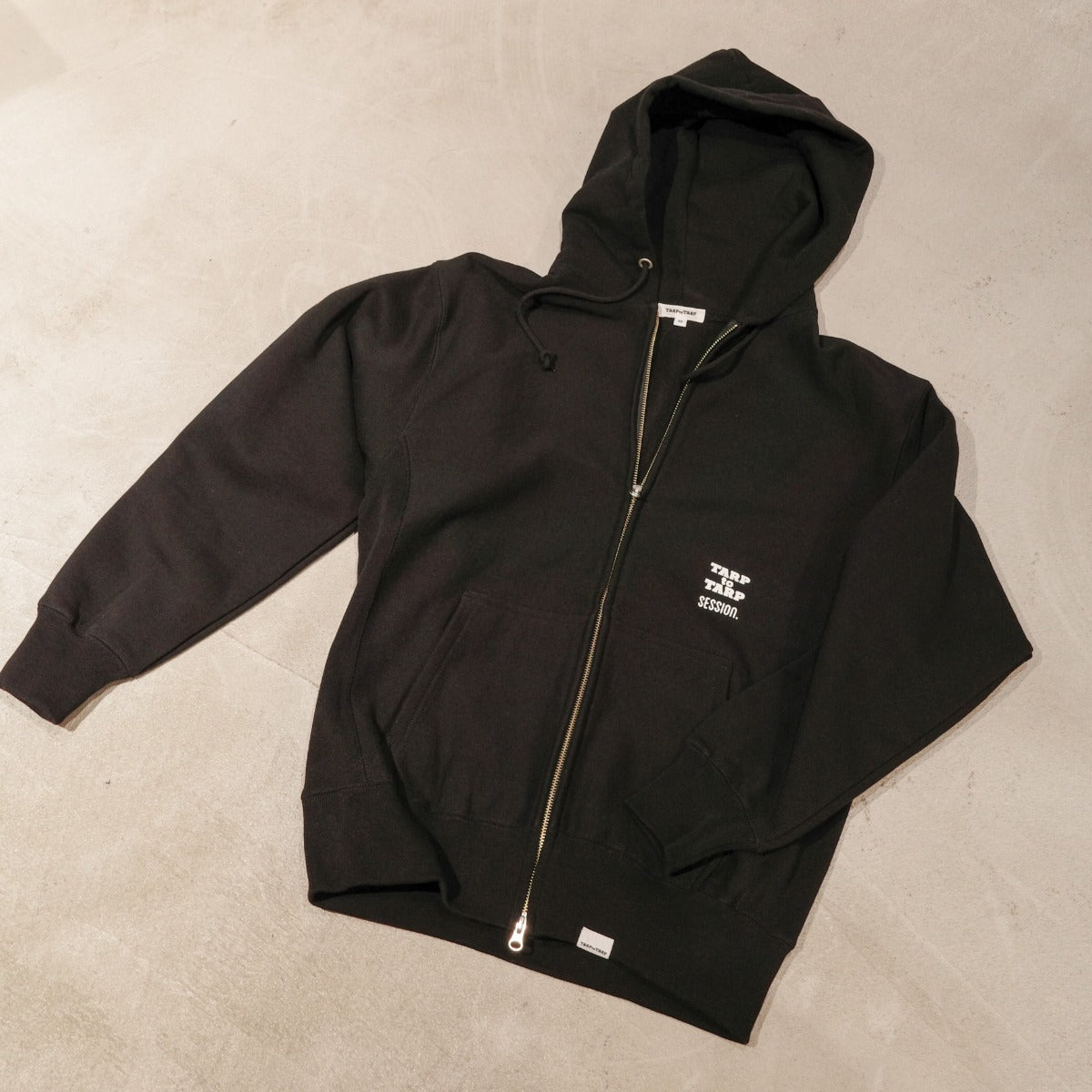 SESSION. x TARPtoTARP　FULL ZIP HOODIE