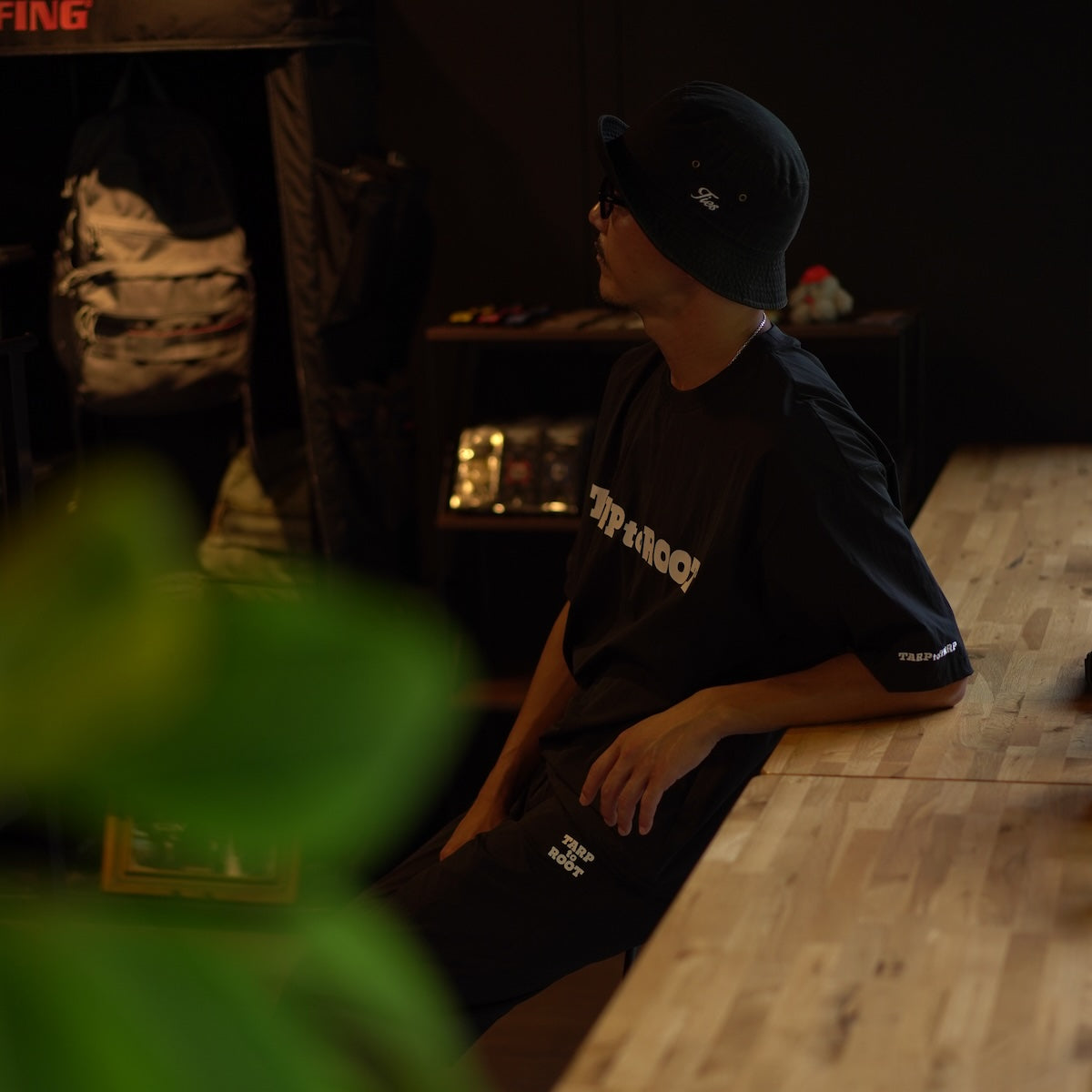 ROOT CO. × TARPtoTARP_PLAY STRETCH UTILITY T-Shirts