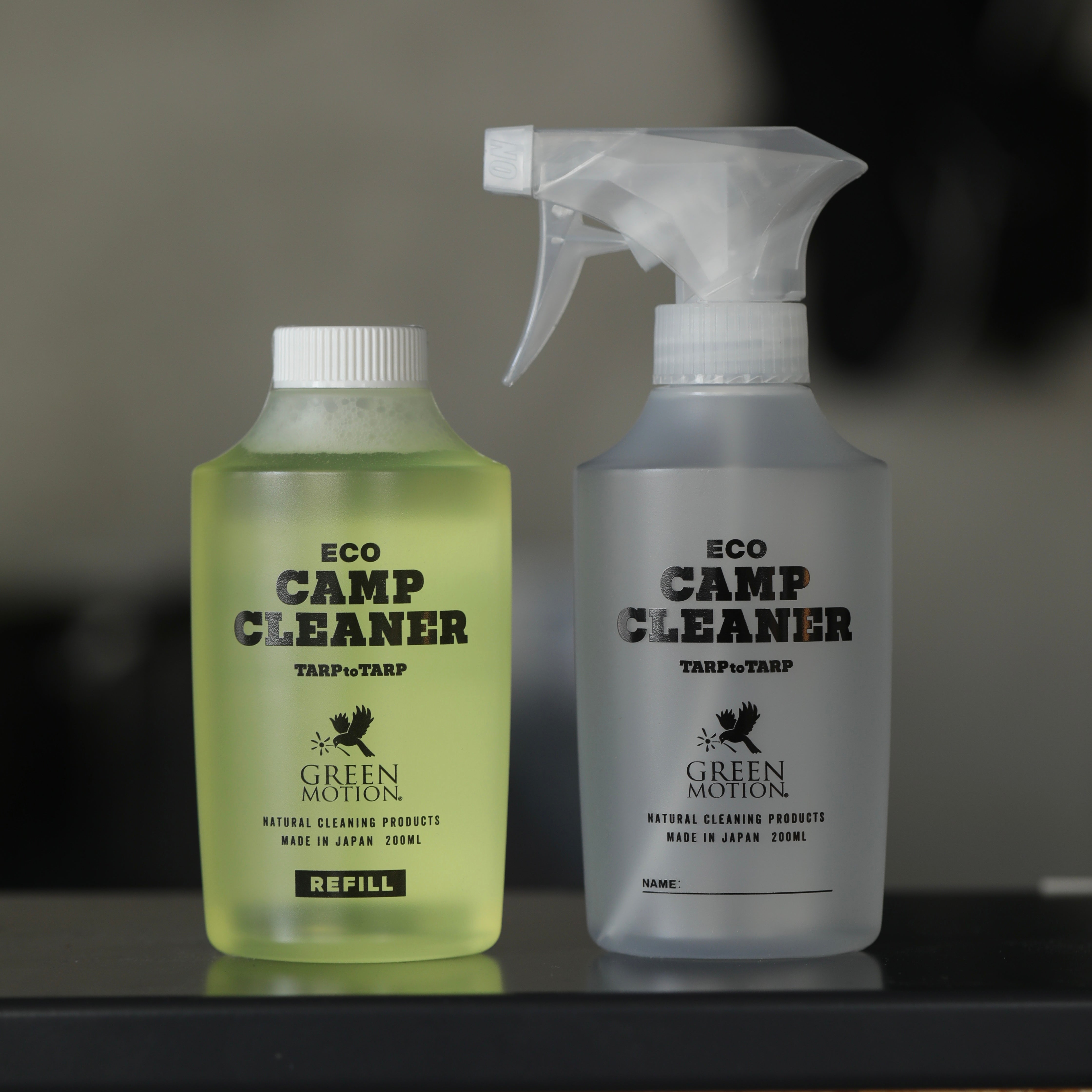 TARPtoTARP ORIGINAL_ECO CAMP CLEANER EMPTY BOTTLE & REFILL SET