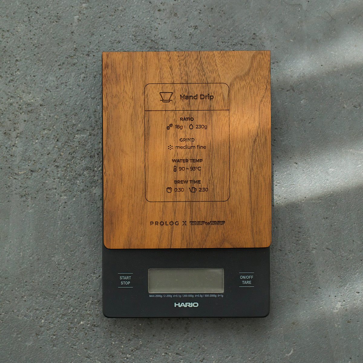 PROLOG x TARPtoTARP_Wood Reminder Wネームモデル