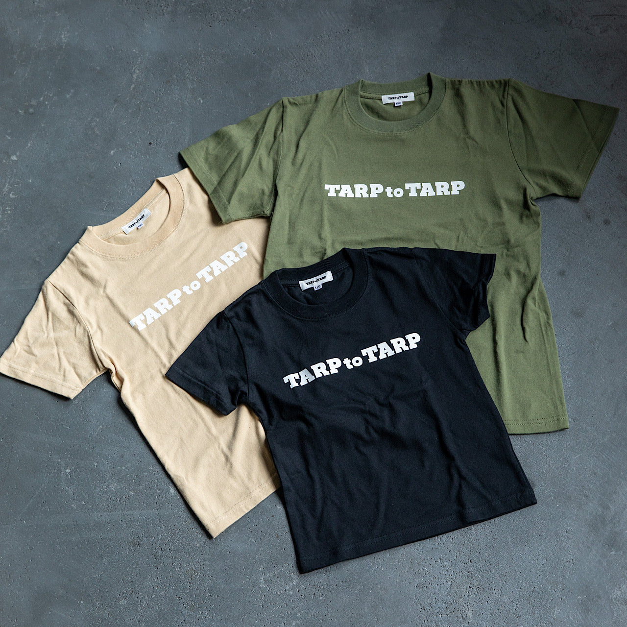 for kids TARPtoTARP　ベーシックロゴTシャツ