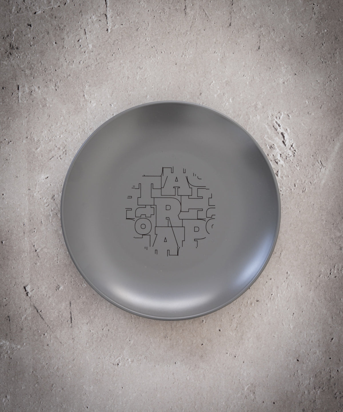 TARPtoTARP ORIGINAL _TARP PLATE  small_GRAY