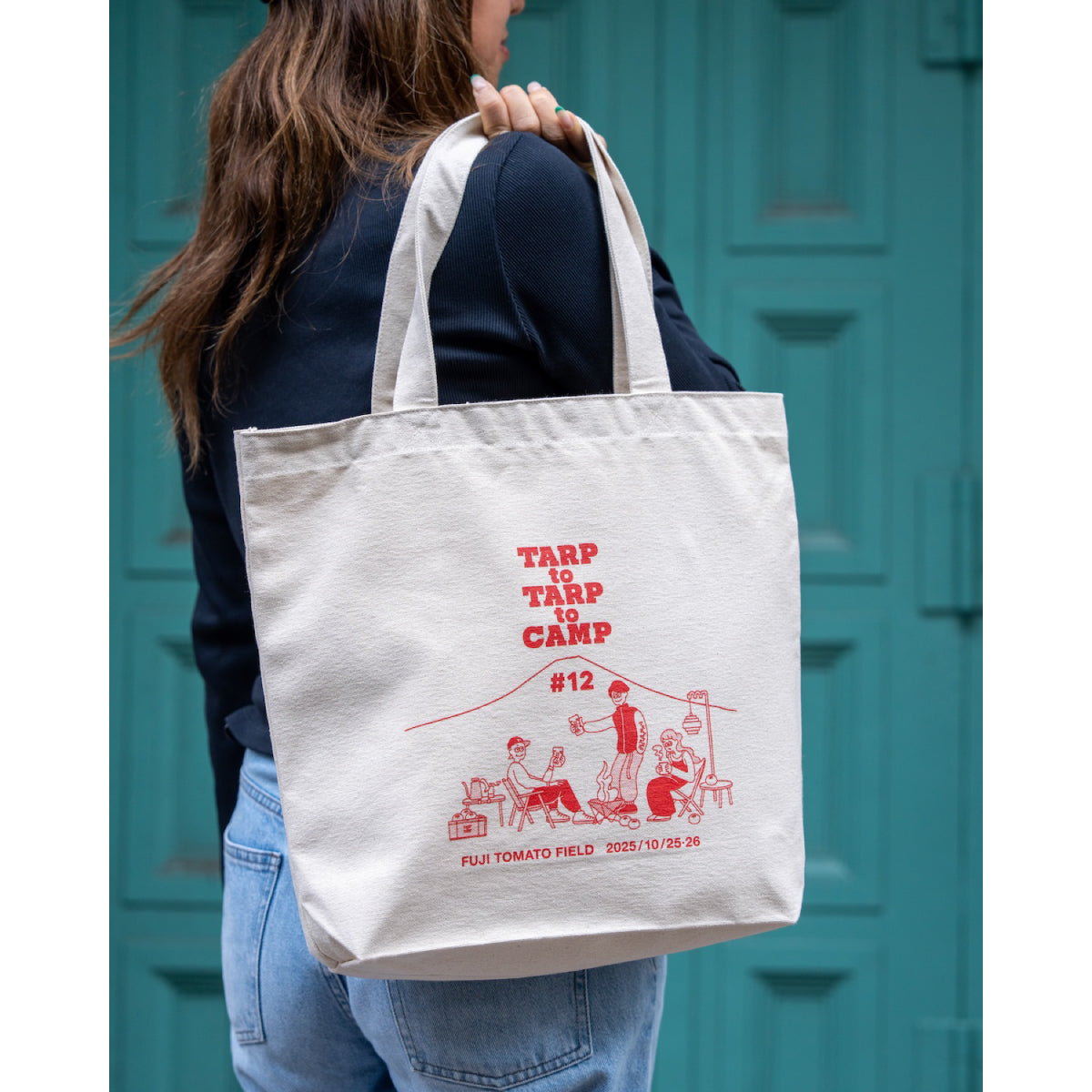 TARPtoTARP ORIGINAL _TARPtoTARPtoCAMP 12th Tote Bag