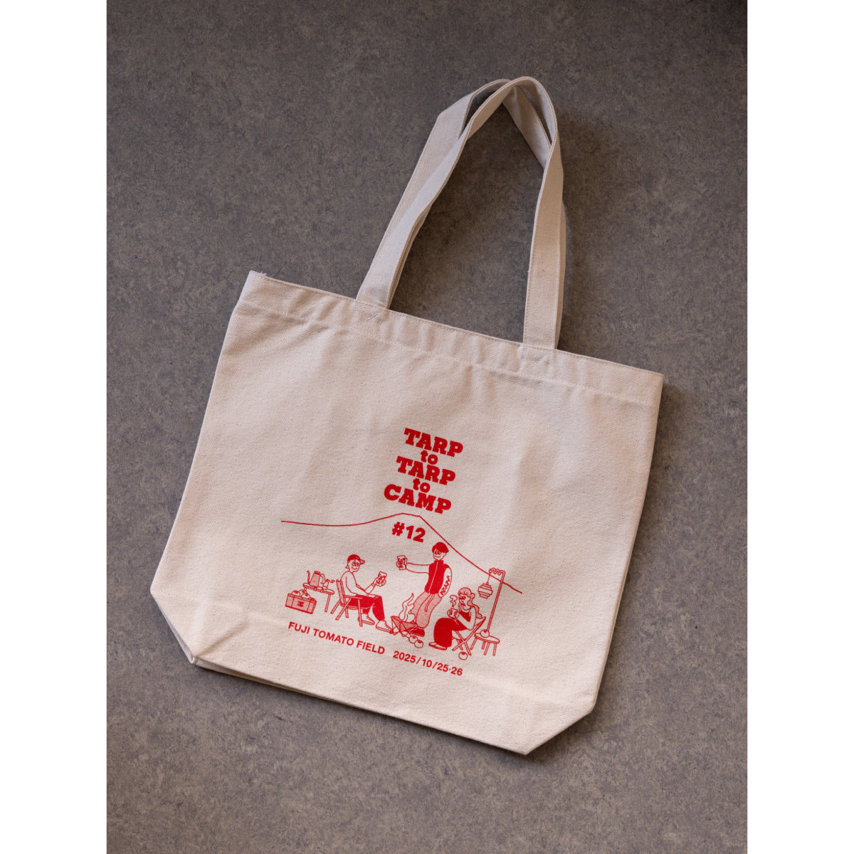 TARPtoTARP ORIGINAL _TARPtoTARPtoCAMP 12th Tote Bag